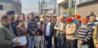 (ਹਲਕਾ ਈਸਟ) ਟਿੱਬਾ ਰੋਡ ਸੜਕ ਦਾ ਹਲਕਾ ਵਿਧਾਇਕ ਵਲੋਂ ਰੱਖਿਆ ਨੀ ਪੱਥਰ