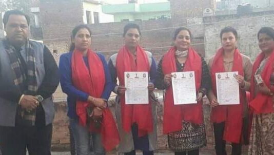 मोहाली में भारतीय वाल्मीकि महासंघ परिवार भारत आल इंडिया महिला विंग की विशेष मीटिंग : राष्ट्रीय चेयरमैन दीपक बावा