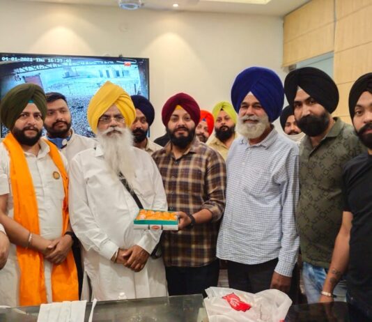 ਯੂਥ ਅਕਾਲੀ ਦਲ ਦੇ ਜ਼ਿਲਾ ਪ੍ਰਧਾਨ ਵਜੋਂ ਮੁੜ ਨਿਯੁਕਤੀ ਤੇ ਗੁਰਦੀਪ ਸਿੰਘ ਗੋਸ਼ਾ ਦਾ ਗੁਰੂਦੁਆਰਾ ਦੁੱਖ ਨਿਵਾਰਨ ਸਾਹਿਬ ਵਿਖੇ ਵਿਸ਼ੇਸ਼ ਸਨਮਾਨ ਕੀਤਾ ਗਿਆ I