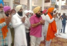 ਸਕਾਲਰਸ਼ਿਪ ਦੇ ਘਪਲੇ ਦੇ ਖ਼ਿਲਾਫ਼ ‘ਆਪ’ ਵੱਲੋਂ ਕੀਤੀ ਗਈ ਭੁੱਖ ਹੜ੍ਹਤਾਲ ਅੱਜ ਖ਼ਤਮ ਹੋਣ ਤੋਂ ਬਾਅਦ ਮਨਵਿੰਦਰ ਸਿੰਘ ਗਿਆਸਪੁਰਾ ਰਾੜਾ ਸਾਹਿਬ ਨਮਸਤਕ ਹੋਏ
