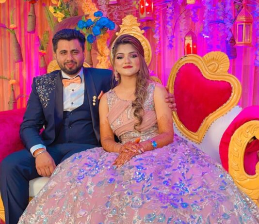 नवविवाहित जोड़ी ट्विंकल और नितिन लुधियाना को दैनिक पंजाब न्यूज की तरफ से बधाई हो : हितेश खन्ना ( पत्रकार )