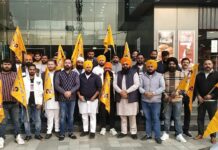 ਯੂਥ ਅਕਾਲੀ ਦਲ ਗੁਰਦੀਪ ਸਿੰਘ ਗੋਸ਼ਾ ਦੀ ਅਗਵਾਈ ਵਿੱਚ ਮੋਗਾ ਰੈਲੀ ਲਈ ਰਵਾਨਾ ਹੋਣ ਸਮੇਂ ਇਹ ਰੈਲੀ ਸ਼੍ਰੋਮਣੀ ਅਕਾਲੀ ਦਲ ਜਿੱਤ ਦੀ ਨੀਂਹ ਰੱਖੇਗੀ : ਅਮਨ ਸੈਣੀ