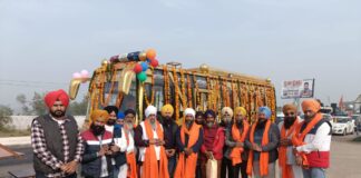 साहिबजादों की याद में गांव माजरा से श्री चमकौर साहिब तक नगर कीर्तन का आयोजन किया गया।