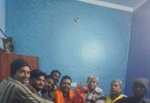 भाजपा जिला मोहाली के एससी मोर्चा जिला अध्यक्ष प्रमोद कुमार का नयागांव में पहुंचने पर किया गया स्वागत ।