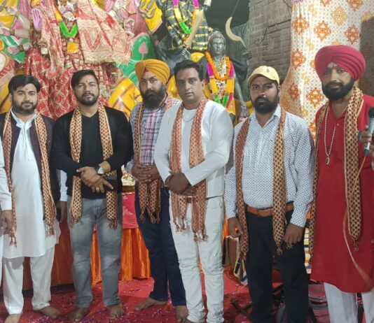 ਜੈ ਮਾਂ ਛਿਨੁ ਮਸਤਿਕਾ ਧਾਮ ਸੇਵਾ ਸੁਸਾਇਟੀ ਵੱਲੋਂ ਚੌਥਾ ਭਗਵਤੀ ਜਾਗਰਣ ਧੂਮਧਾਮ ਨਾਲ ਕਰਵਾਇਆ ਗਿਆ: ਲਖਵੀਰ ਸਿੰਘ ਲੱਖਾ (ਮੁੱਖ ਸੇਵਾਦਾਰ)