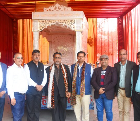 भगवान श्री तिरुपति बालाजी के रथ की सजावट शुरू : परवीन कुमार एम के/अशोक गोयल