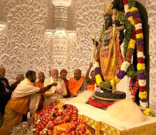 श्री राम कृपा से मोदीजी ने आज सनातन संस्कृति के नये अध्याय का प्रारंभ किया