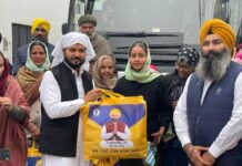 ਵਿਧਾਇਕ ਹਾਕਮ ਸਿੰਘ ਠੇਕੇਦਾਰ ਦੀ ਅਗਵਾਈ ‘ਚ ਸ਼ਰਧਾਲੂਆਂ ਦਾਂ ਜੱਥਾ ਰਵਾਨਾ, ਸੰਗਤਾਂ ਸ੍ਰੀ ਦਰਬਾਰ ਸਾਹਿਬ ਵਿਖੇ ਹੋਣਗੀਆਂ ਨਤਮਸਤਕ