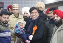 28ਵਾਂ ਧੀਆਂ ਦਾ ਲੋਹੜੀ ਮੇਲਾ -ਕੈਬਨਿਟ ਮੰਤਰੀ ਬ੍ਰਹਮ ਸ਼ੰਕਰ ਜਿੰਪਾ ਵੱਲੋਂ ਮੁੱਖ ਮਹਿਮਾਨ ਵਜੋਂ ਸ਼ਿਰਕਤ-ਨਵਜ਼ੰਮੀਆਂ ਬੱਚੀਆਂ ਤੇ ਮਾਪੇ ਵੀ ਸਮਾਰੋਹ ‘ਚ ਹੋਏ ਸ਼ਾਮਲ