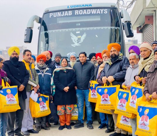 ਮੁੱਖ ਮੰਤਰੀ ਤੀਰਥ ਯਾਤਰਾ ਸਕੀਮ -ਵਿਧਾਨ ਸਭਾ ਹਲਕਾ ਲੁਧਿਆਣਾ ਦੱਖਣੀ ਦੇ ਵਸਨੀਕਾਂ ਵਲੋਂ ਸਕੀਮ ਦਾ ਲਿਆ ਜਾ ਰਿਹਾ ਭਰਪੂਰ ਲਾਹਾ