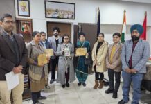 ਡਿਪਟੀ ਕਮਿਸ਼ਨਰ ਸੁਰਭੀ ਮਲਿਕ ਵਲੋਂ ਚਾਰ ਮਹਿਲਾ ਕਿਸਾਨਾਂ ਦਾ ਸਨਮਾਨ