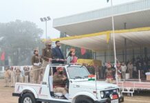 ਡਿਪਟੀ ਕਮਿਸ਼ਨਰ ਸ੍ਰੀਮਤੀ ਸੁਰਭੀ ਮਲਿਕ ਅਤੇ ਪੁਲਿਸ ਕਮਿਸ਼ਨਰ ਸ੍ਰੀ ਕੁਲਦੀਪ ਸਿੰਘ ਚਾਹਲ ਵਲੋਂ ਸਥਾਨਕ ਪੰਜਾਬ ਖੇਤੀਬਾੜੀ ਯੂਨੀਵਰਸਿਟੀ ਵਿਖੇ 75ਵੇਂ ਗਣਤੰਤਰ ਦਿਵਸ ਸਮਾਰੋਹ ਦੀ ਫੁੱਲ ਡਰੈੱਸ ਰਿਹਰਸਲ ਮੌਕੇ ਕੀਤੀ ਸ਼ਿਰਕਤ