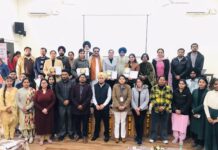 ਵਿਧਾਇਕ ਬੱਗਾ ਵੱਲੋਂ ਮੁੱਖ ਮਹਿਮਾਨ ਵਜੋਂ ਸ਼ਿਰਕਤ ਨਹਿਰੂ ਯੁਵਾ ਕੇਂਦਰ ਵਲੋਂ ਸਰਕਾਰੀ ਕਾਲਜ (ਲੜਕੀਆਂ) ‘ਚ ਰਾਜ ਪੱਧਰੀ ਘੋਸ਼ਣਾ ਮੁਕਾਬਲੇ ਕਰਵਾਏ ਗਏ