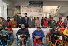 ਸ਼ਿਮਲਾਪੁਰੀ ਵਿਖੇ ਮੁਫ਼ਤ ਦਿਵਯਾਂਗਜਨ ਉਪਕਰਣ ਵੰਡ ਸਮਾਰੋਹ ਦਾ ਆਯੋਜਨ