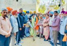 ਵਾਰਡ ਨੰਬਰ 34 ‘ਚ ਵਾਟਰ ਸਪਲਾਈ ਪ੍ਰੋਜੈਕਟ ਦਾ ਉਦਘਾਟਨ, ਇਸ ਪ੍ਰੋਜੈਕਟ ਤਹਿਤ ਕਰੀਬ 12 ਲੱਖ ਰੁਪਏ ਕੀਤੇ ਜਾਣਗੇ ਖਰਚ : ਵਿਧਾਇਕ ਰਾਜਿੰਦਰਪਾਲ ਕੌਰ ਛੀਨਾ